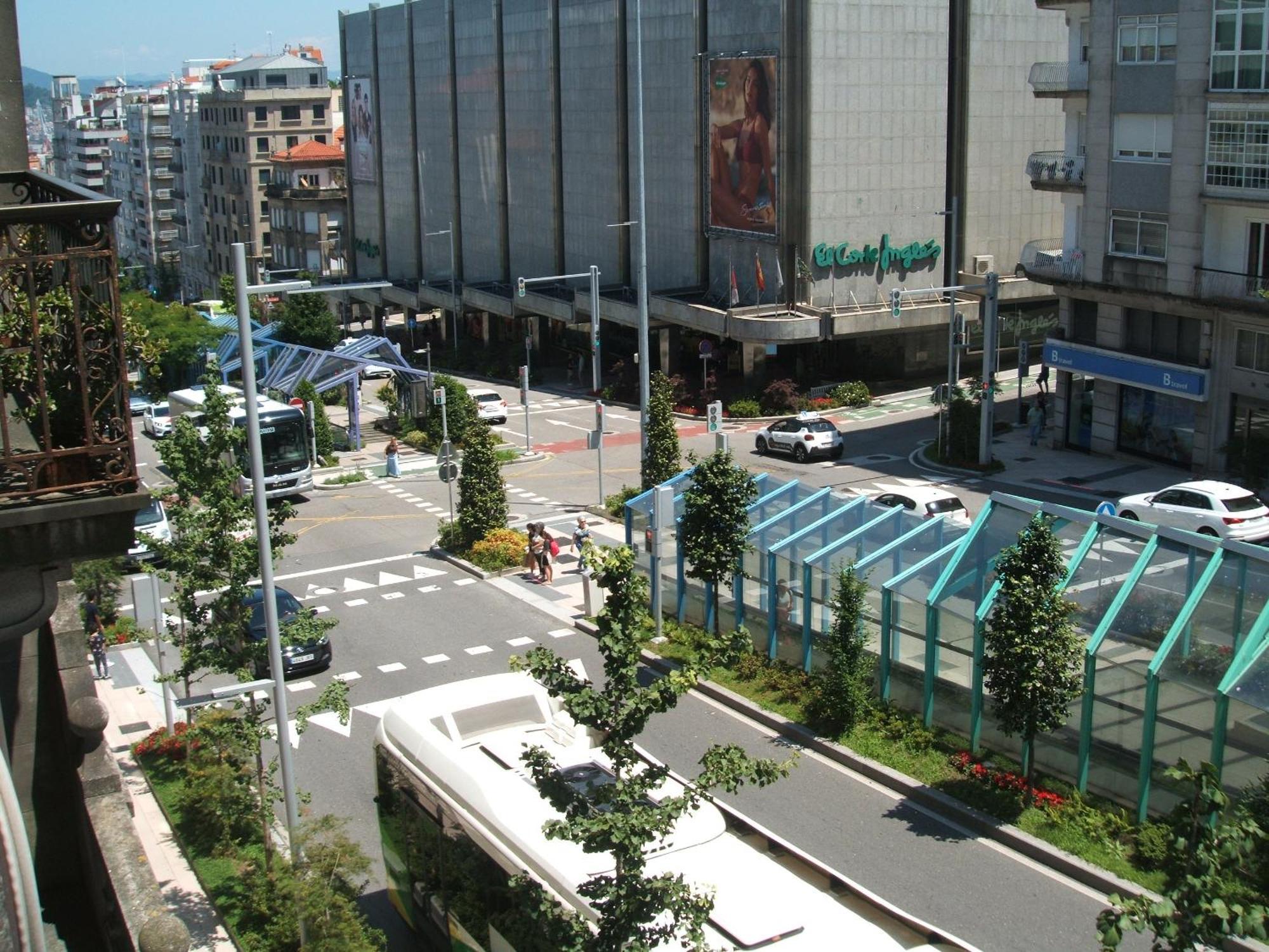 Piso Gran Via Vigo Lägenhet Exteriör bild
